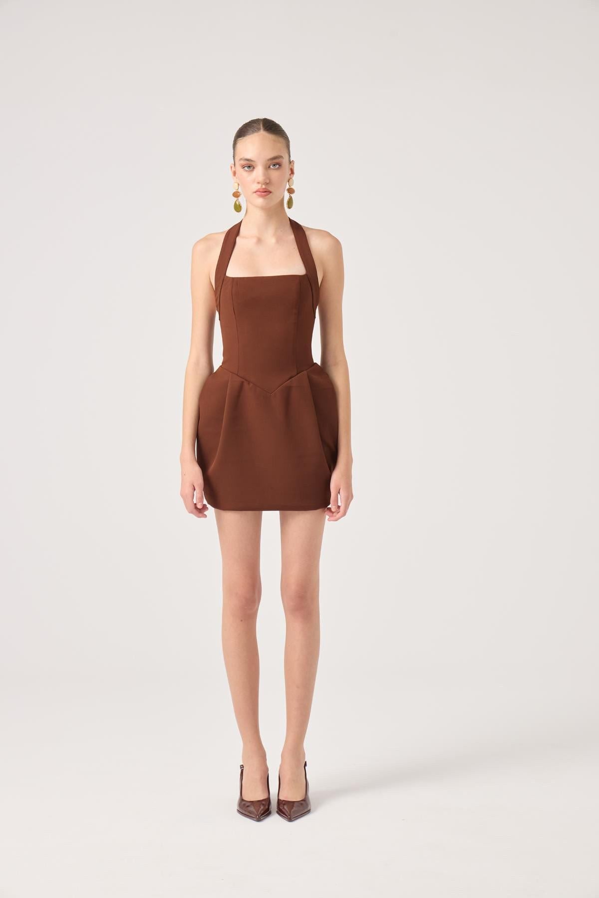 Mini-Kleid mit Trägern