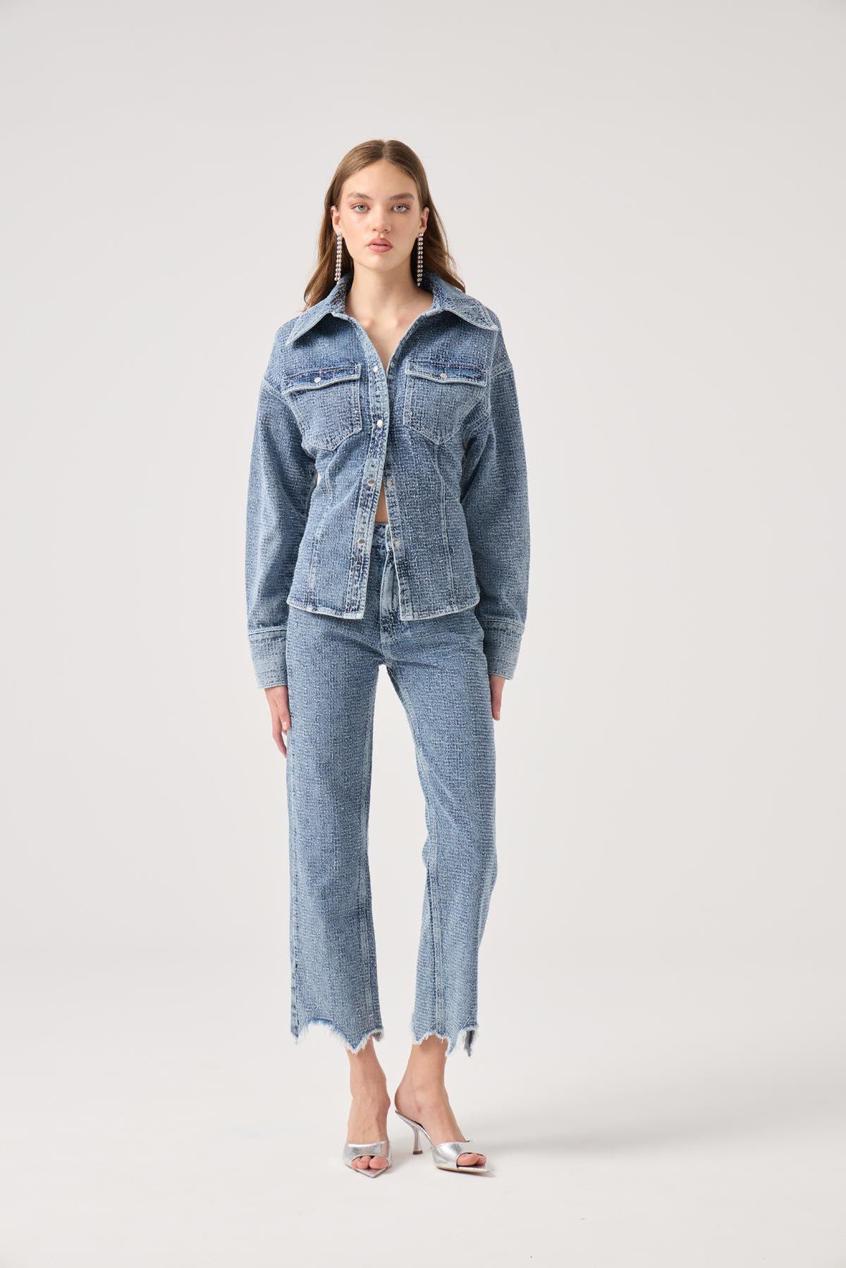 Laura Jeans mit edlem Effekt
