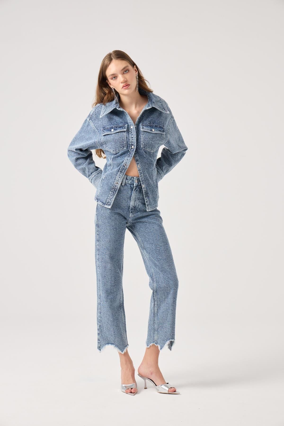 Laura Jeans mit edlem Effekt