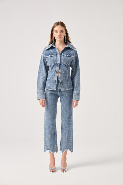 Laura Jeans mit edlem Effekt