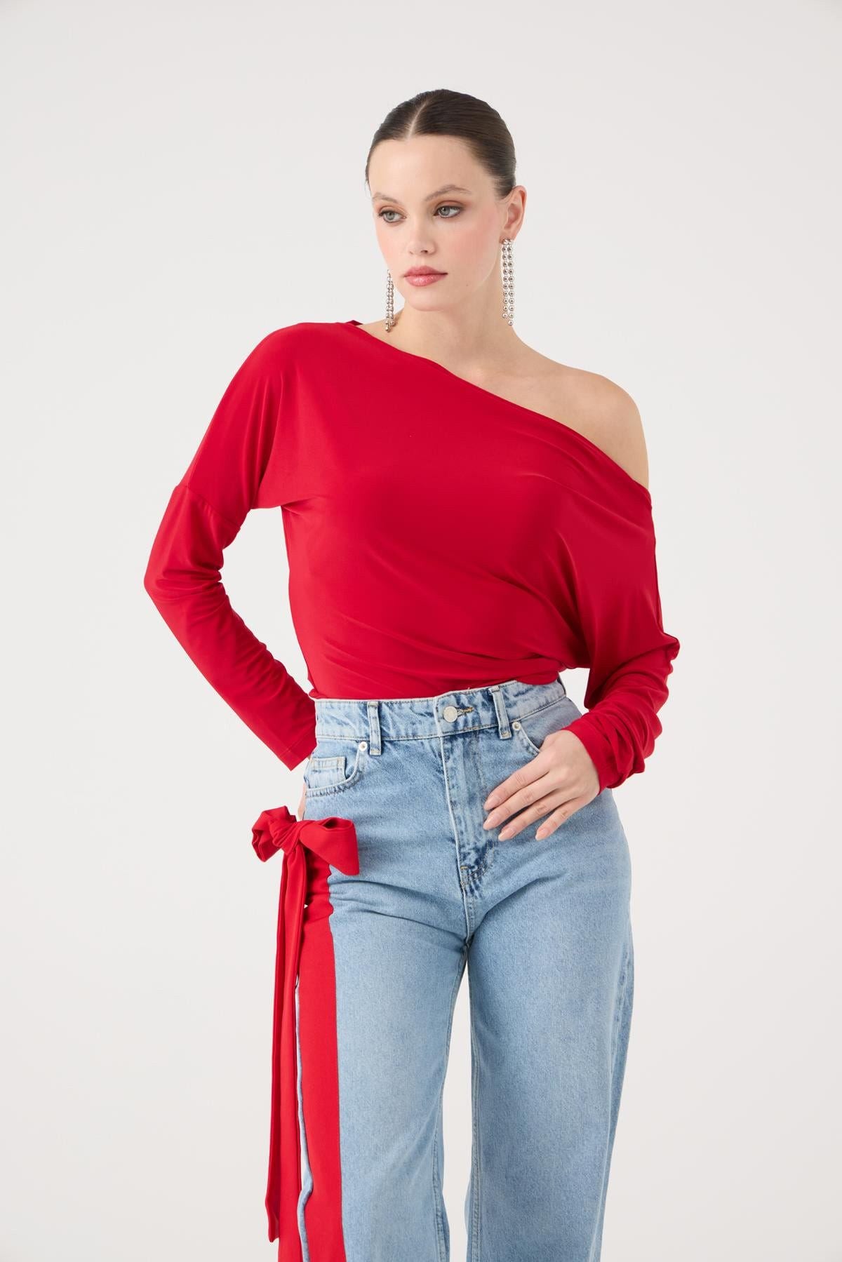 Asymmetrische Talia Bluse