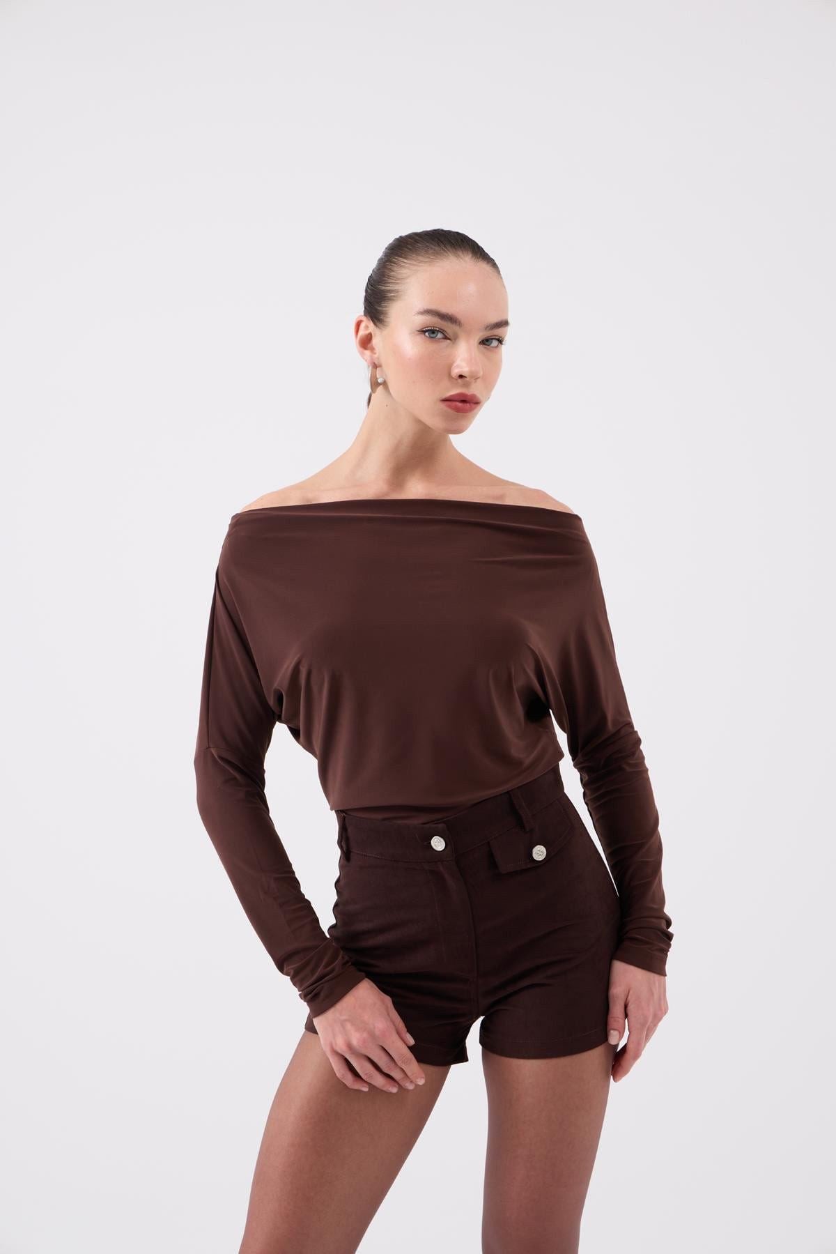 Asymmetrische Talia Bluse