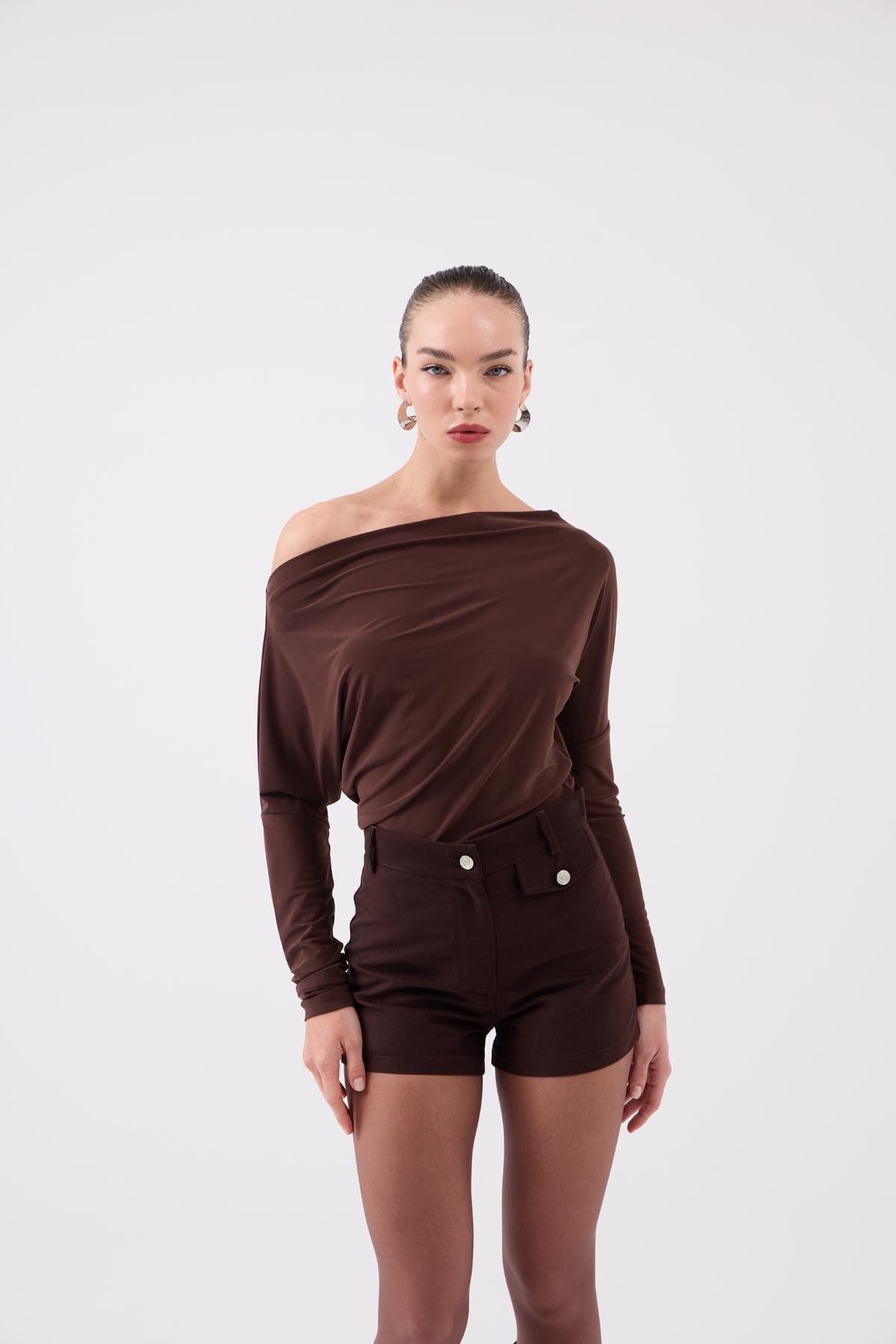 Asymmetrische Talia Bluse