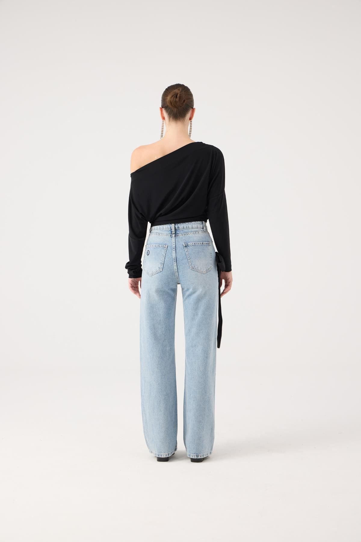 Asymmetrische Talia Bluse