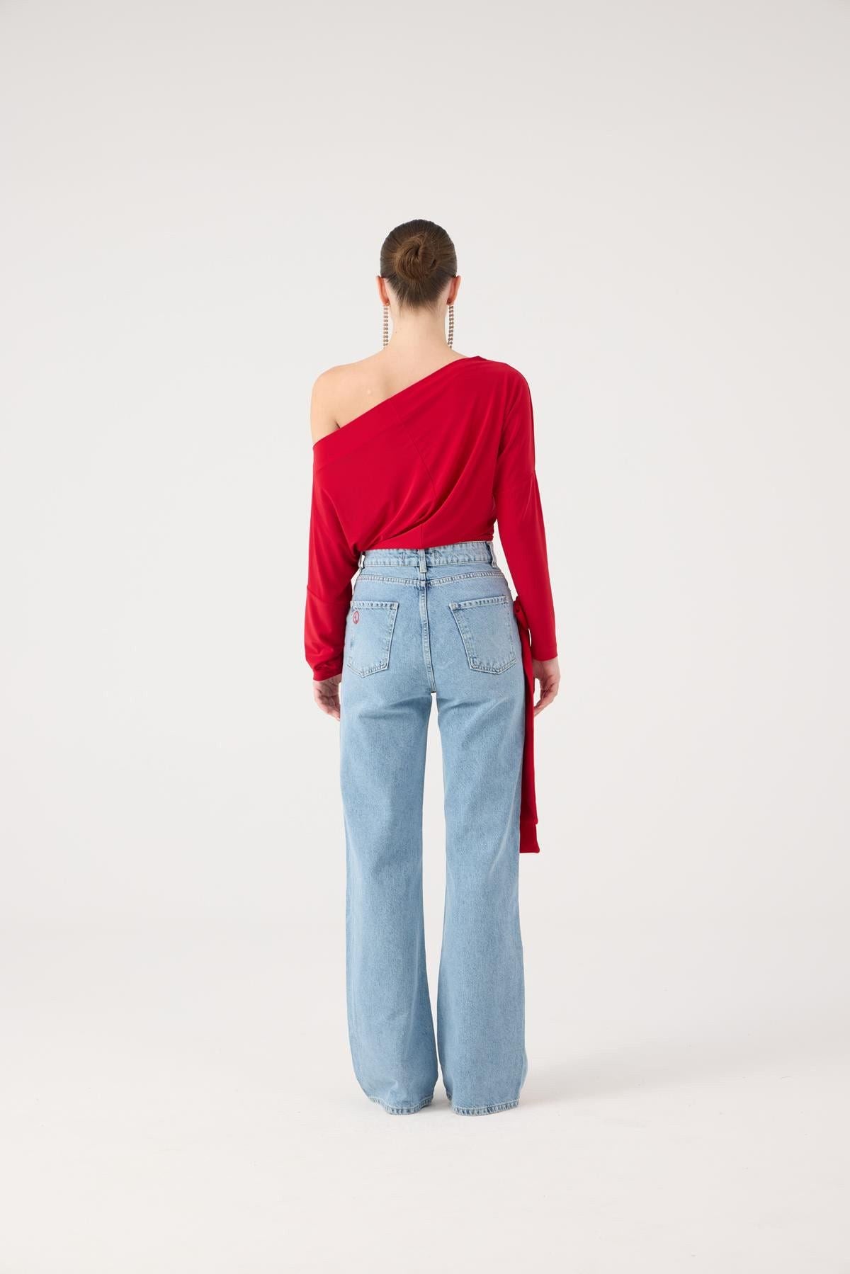 Asymmetrische Talia Bluse
