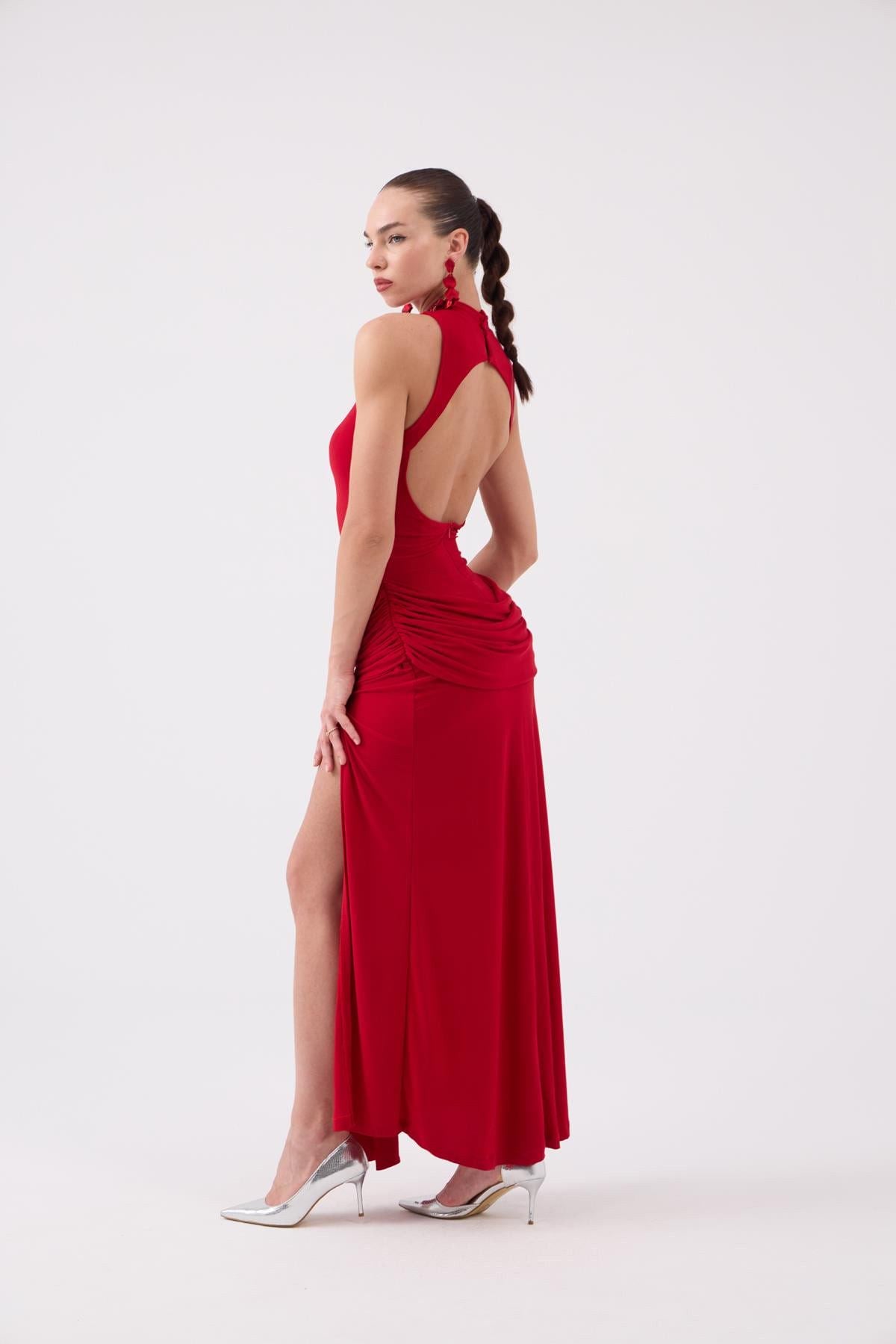Emilia Kleid mit Rückenausschnitt