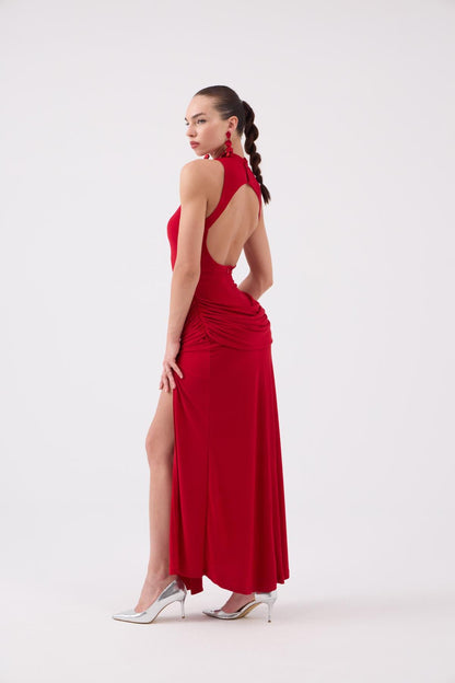 Emilia Kleid mit Rückenausschnitt