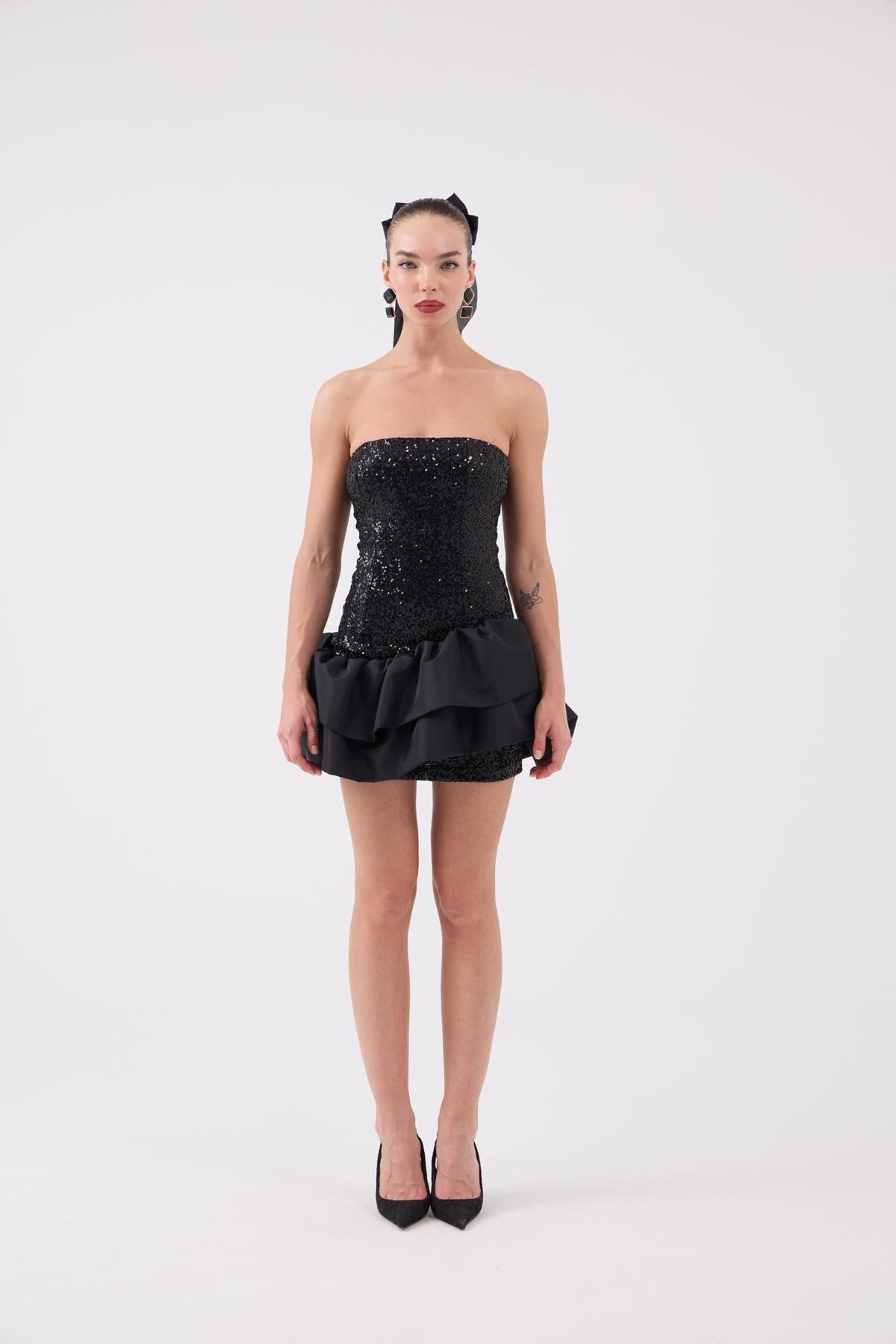 Pailletten Mini Kleid Frencesca