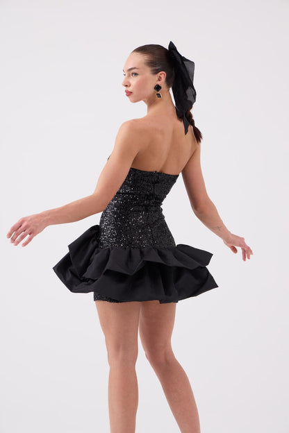 Pailletten Mini Kleid Frencesca