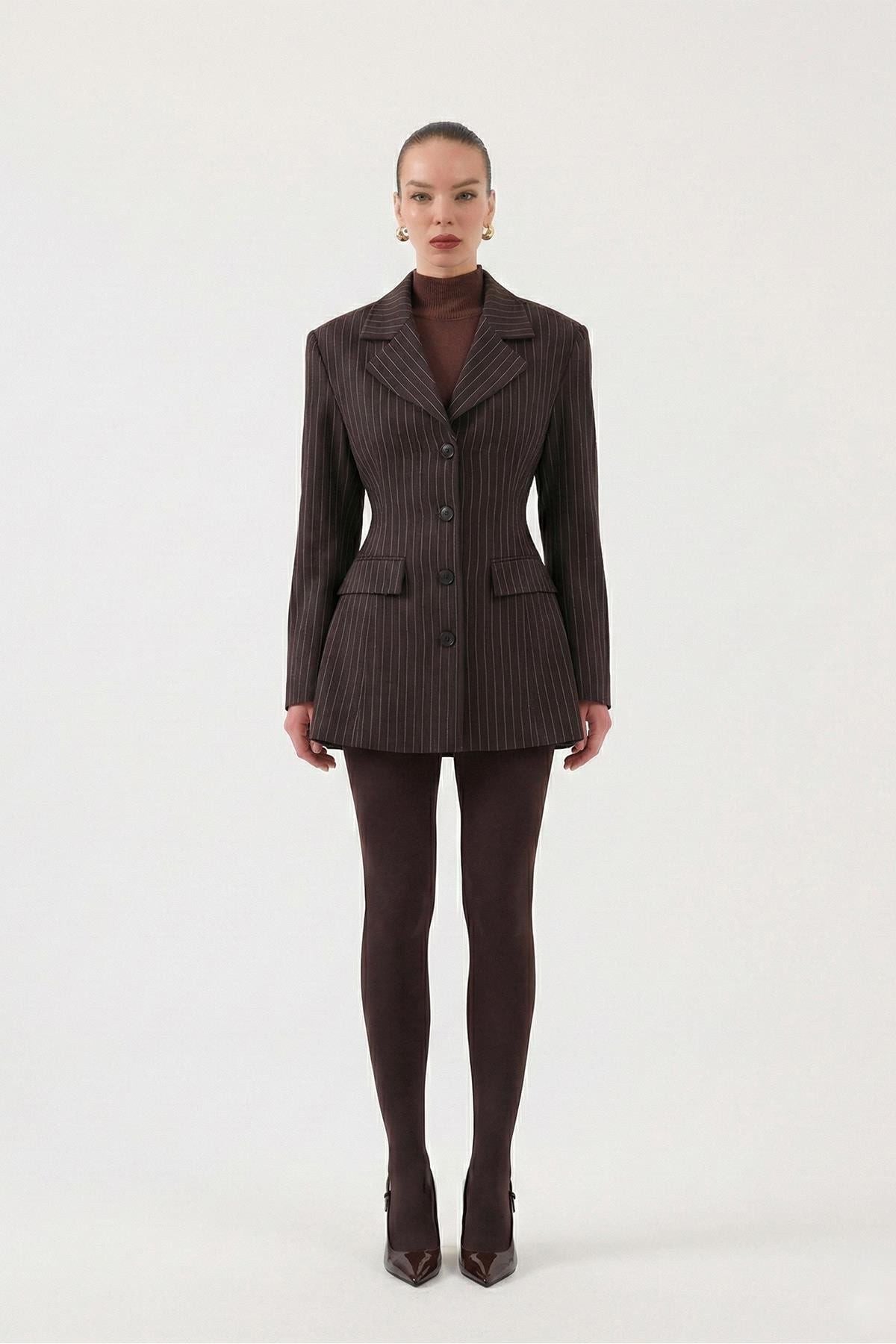Gestreifter Blazer für Damen