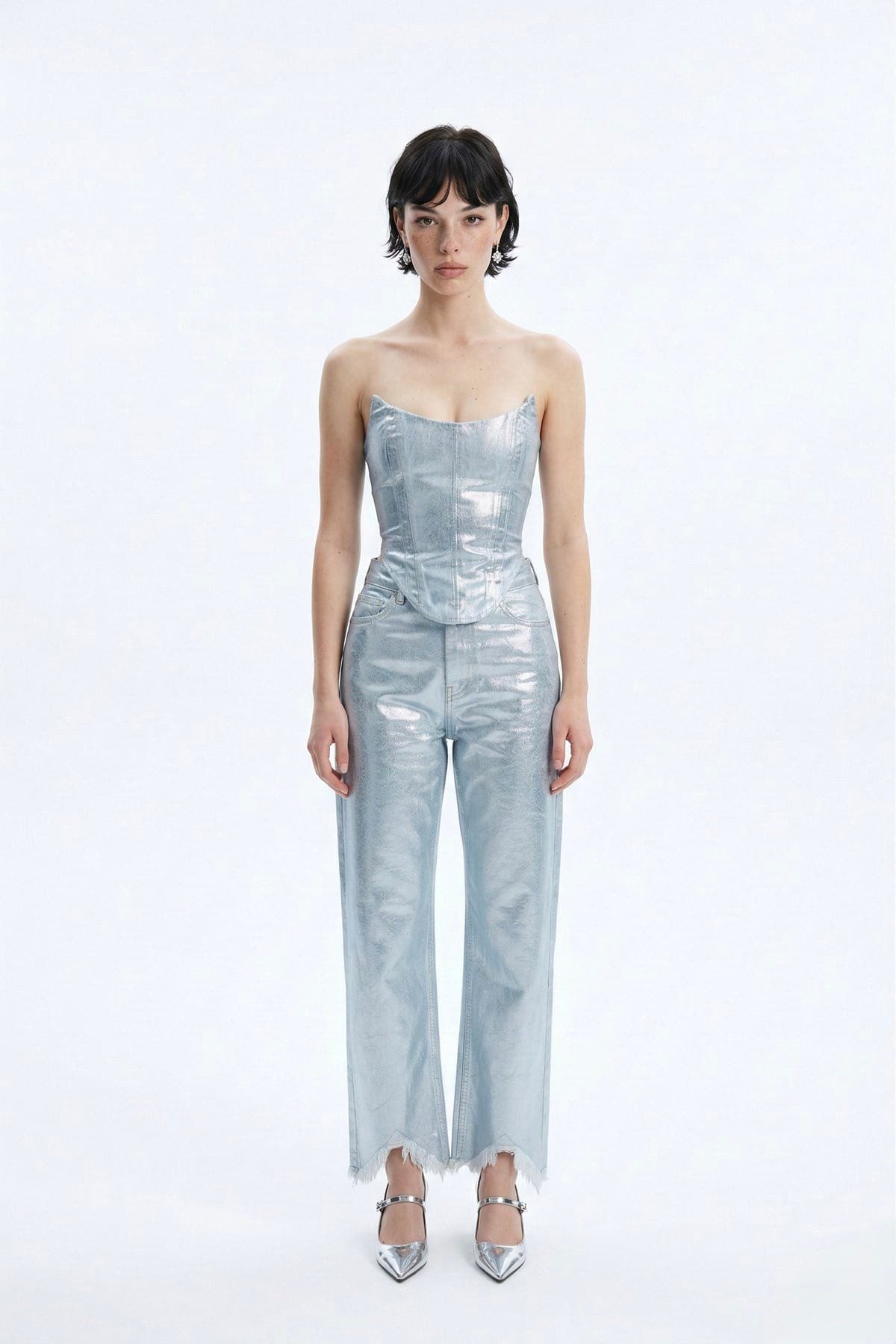 Individuelle glänzende Jeans
