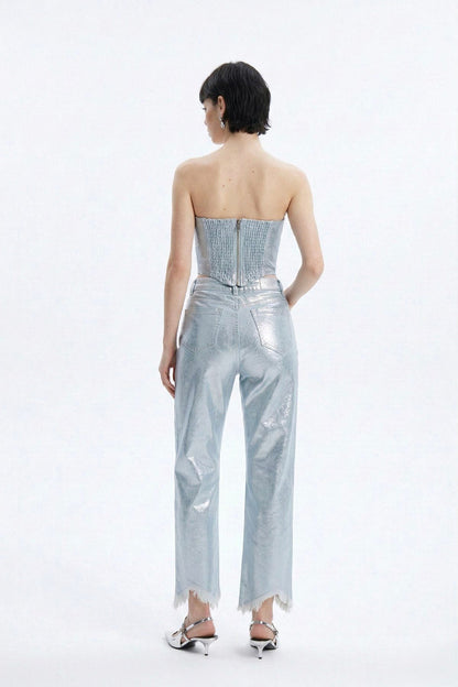 Individuelle glänzende Jeans