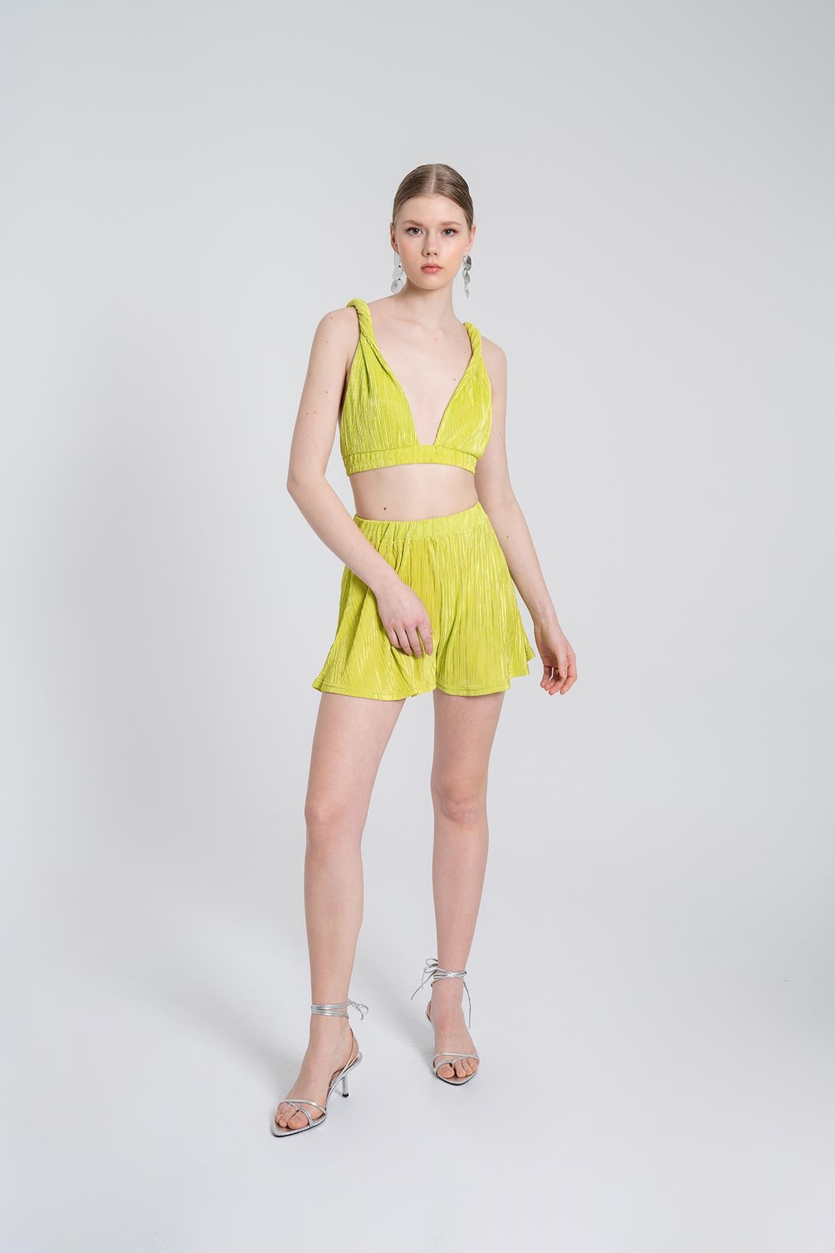 Elastische Mini Shorts