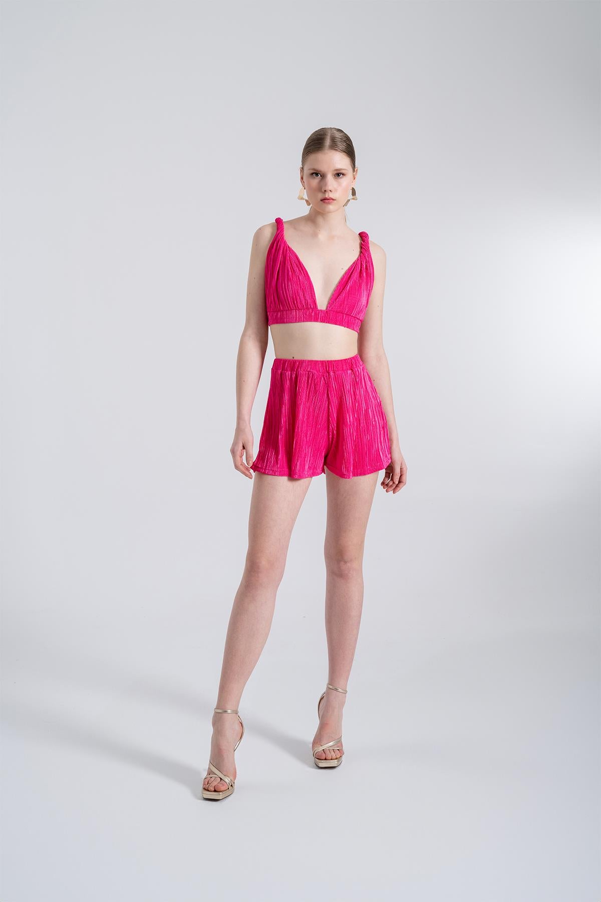 Elastische Mini Shorts