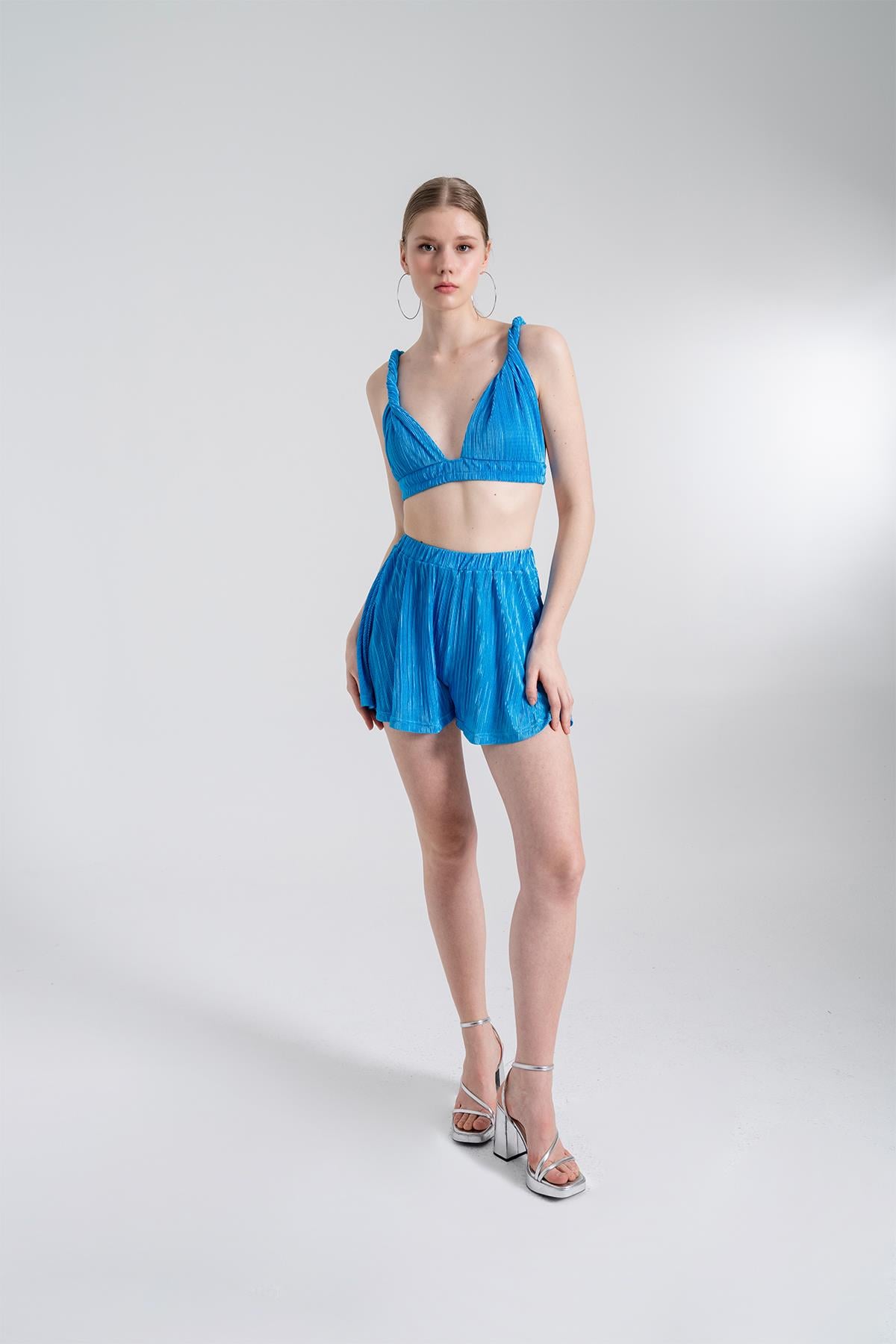 Elastische Mini Shorts