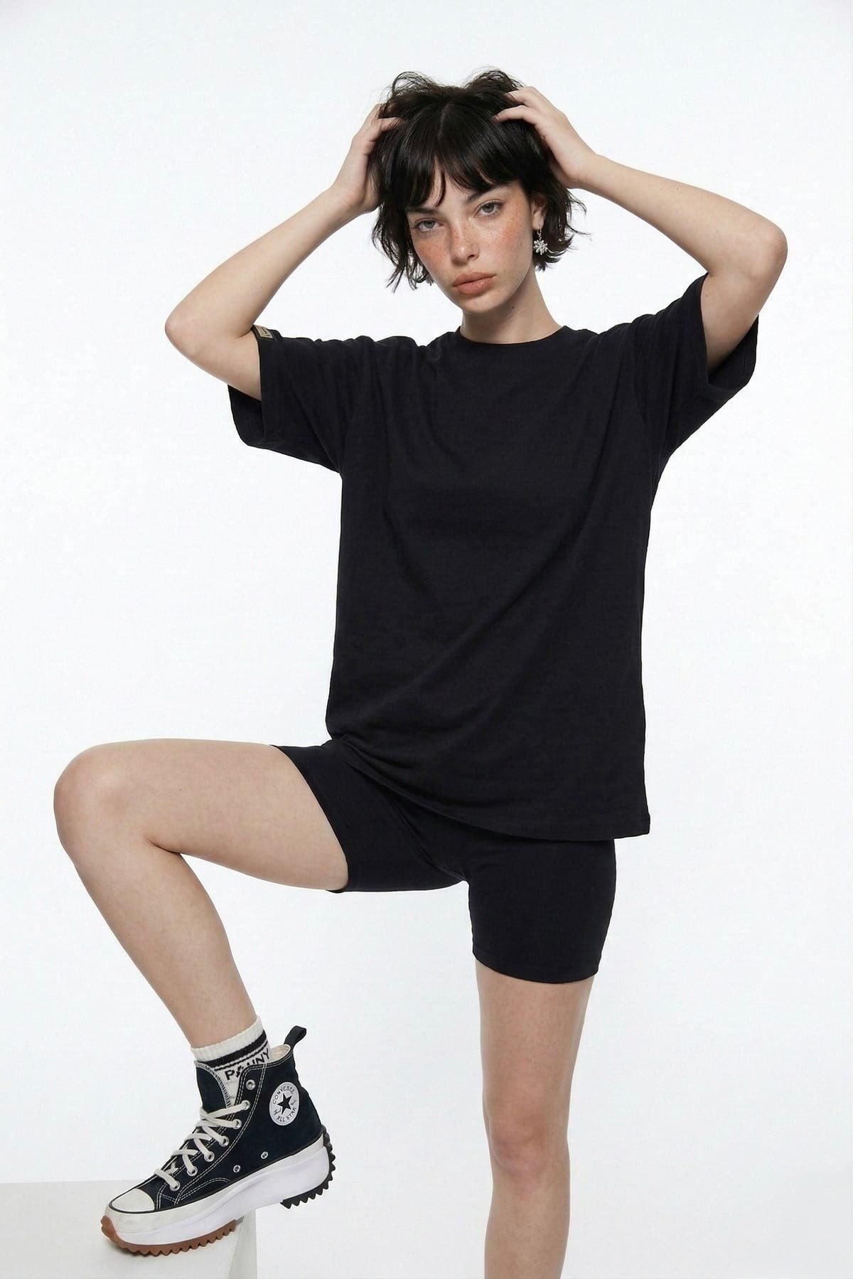 Baumwolle Unisex Oversized Lure T-Shirt