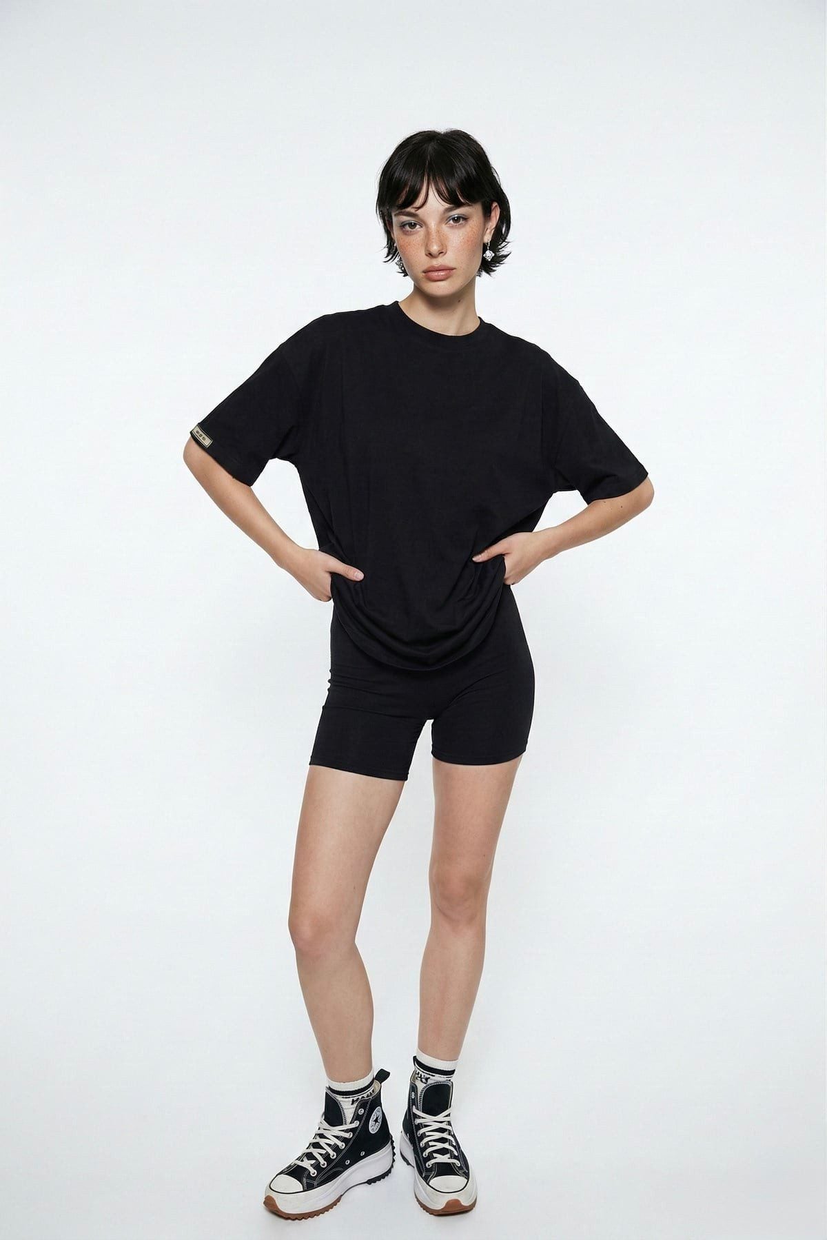 Baumwolle Unisex Oversized Lure T-Shirt