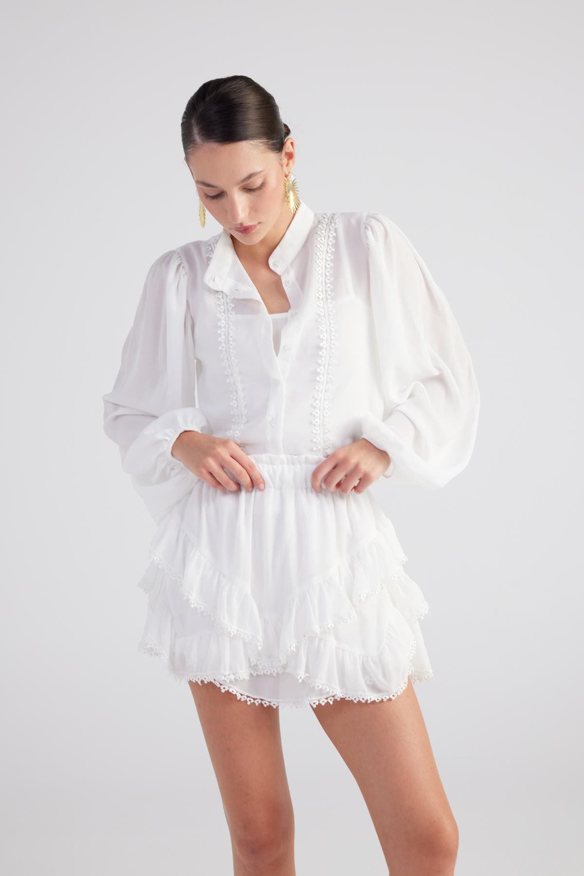 Pixie-Shirt mit Stickerei