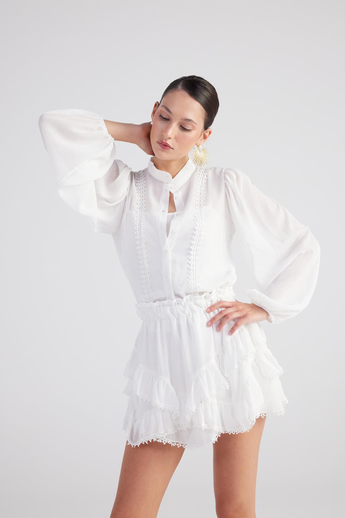 Pixie-Shirt mit Stickerei