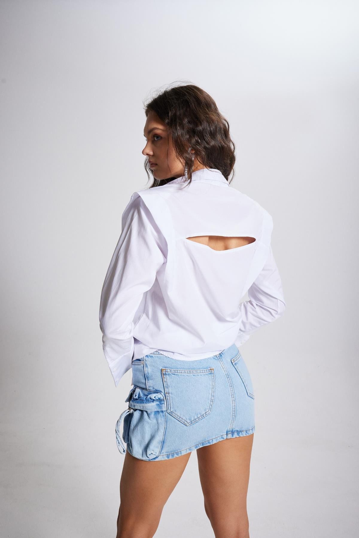 Cargo Pocket Mini Rock Arina Denim