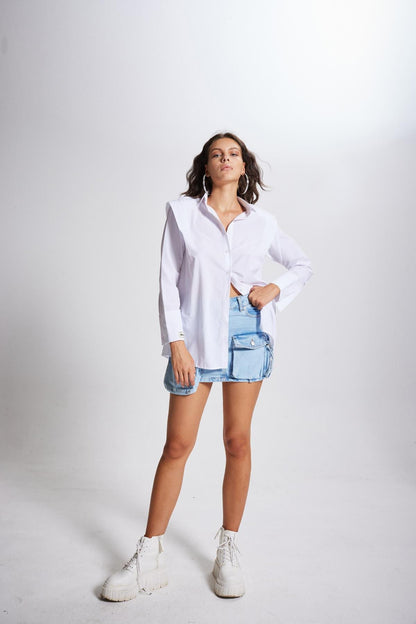 Cargo Pocket Mini Rock Arina Denim