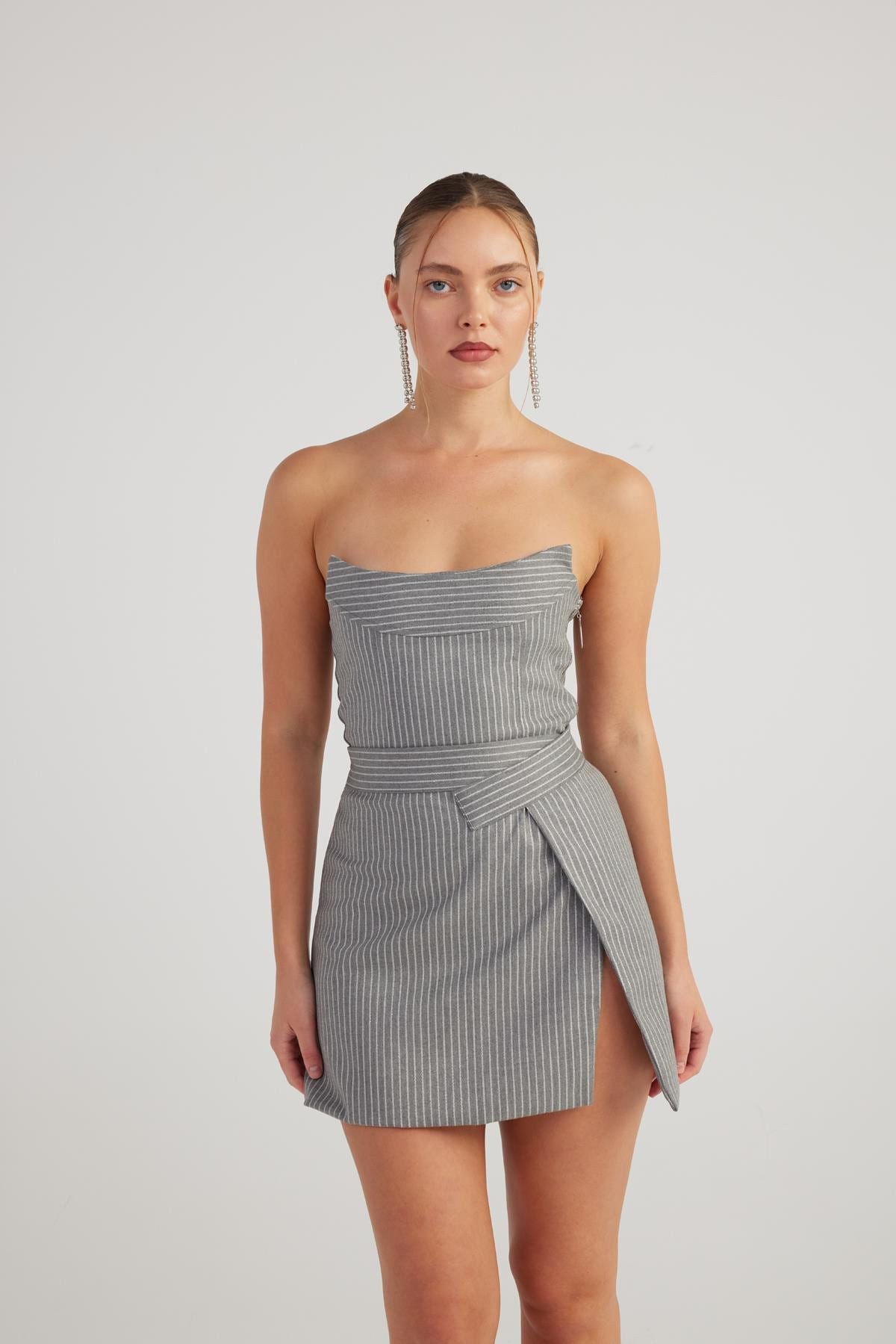 Glitzerndes gestreiftes Top