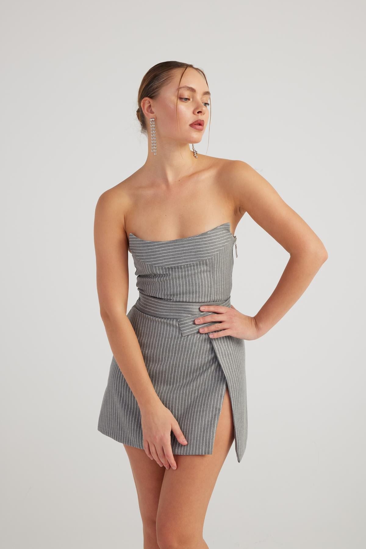 Glitzerndes gestreiftes Top