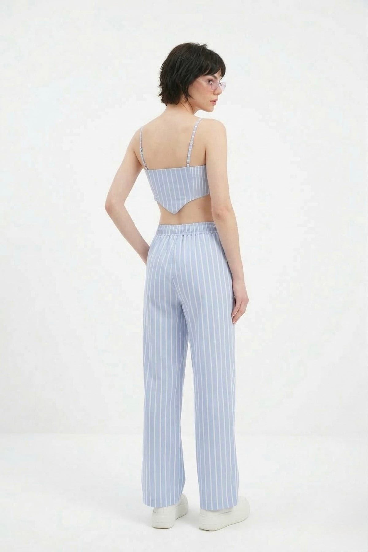 Elastische Streifen-Harmony-Hose