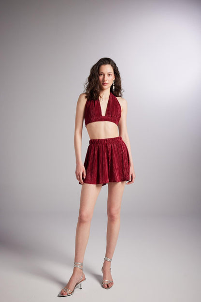 Weiches Bustier mit Bindegürtel