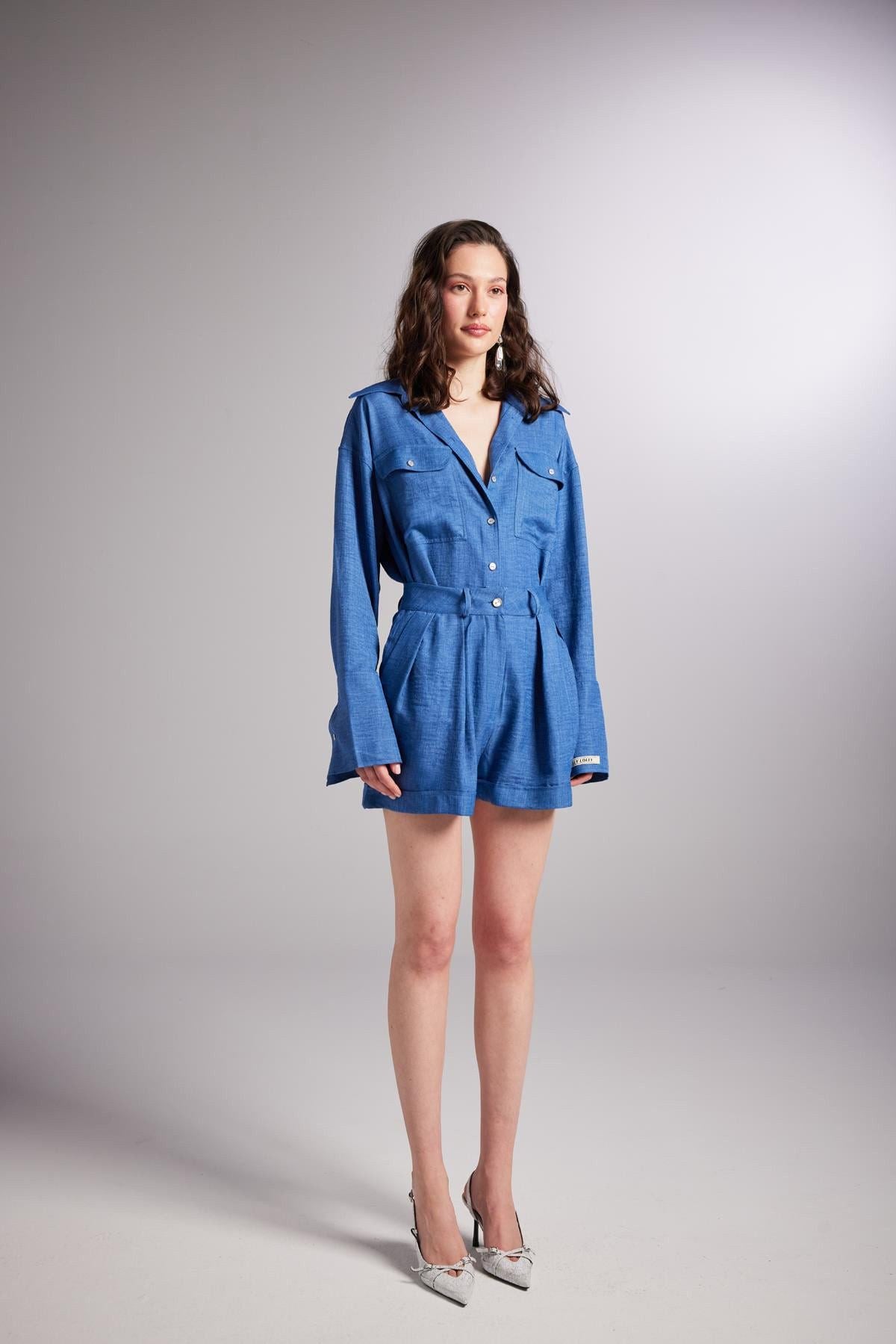 Knopfverschluss Mini Julia Shorts
