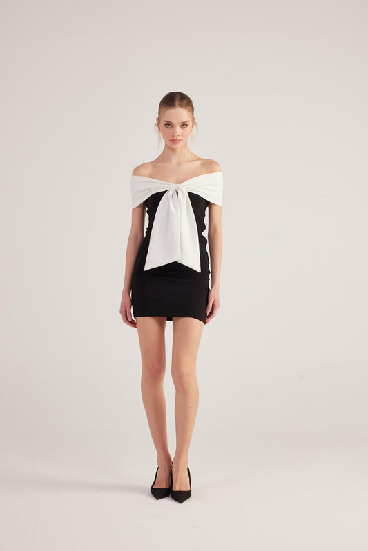 Mini Octavia Kleid mit Kragen