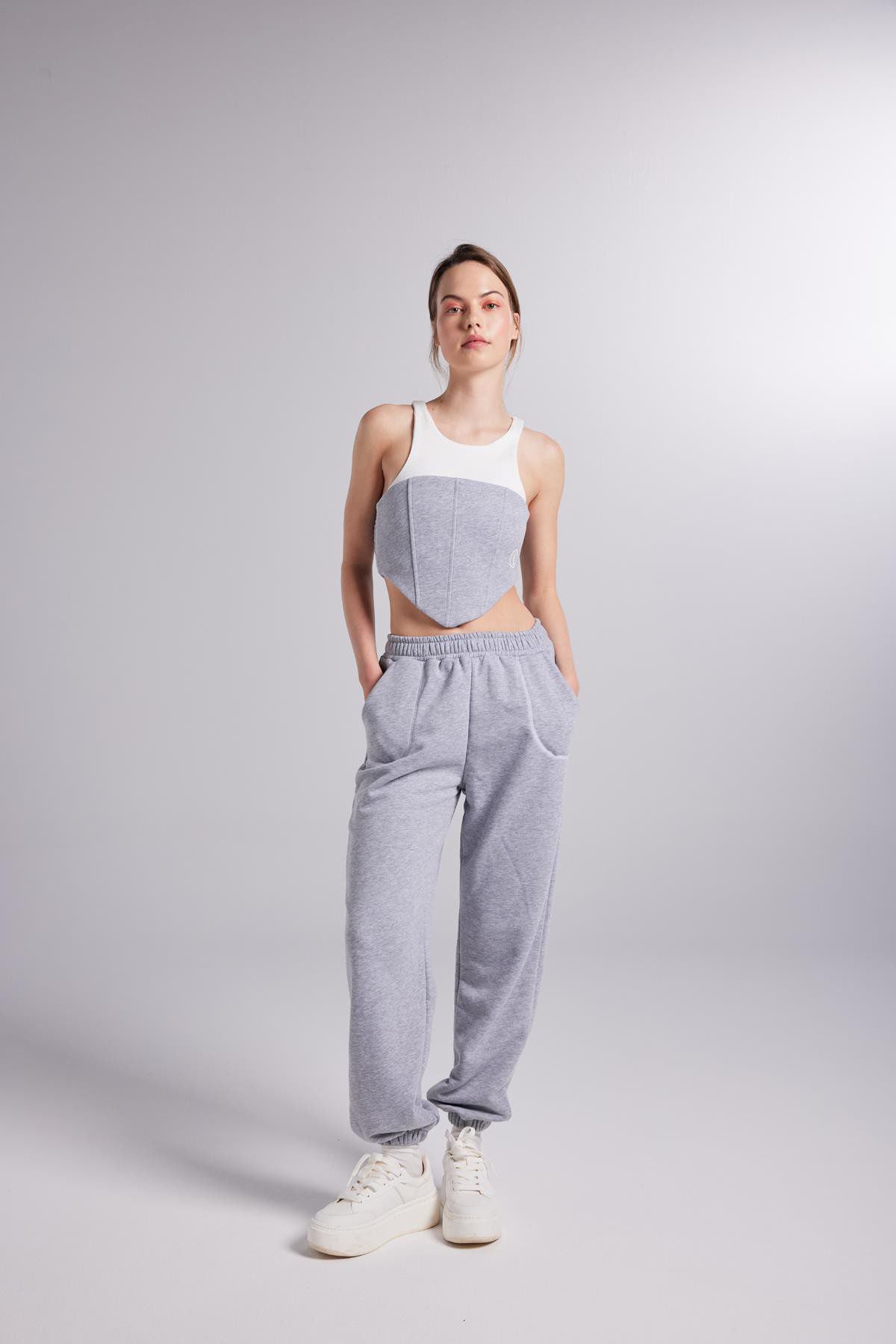 Kontrastnaht Jogginghose