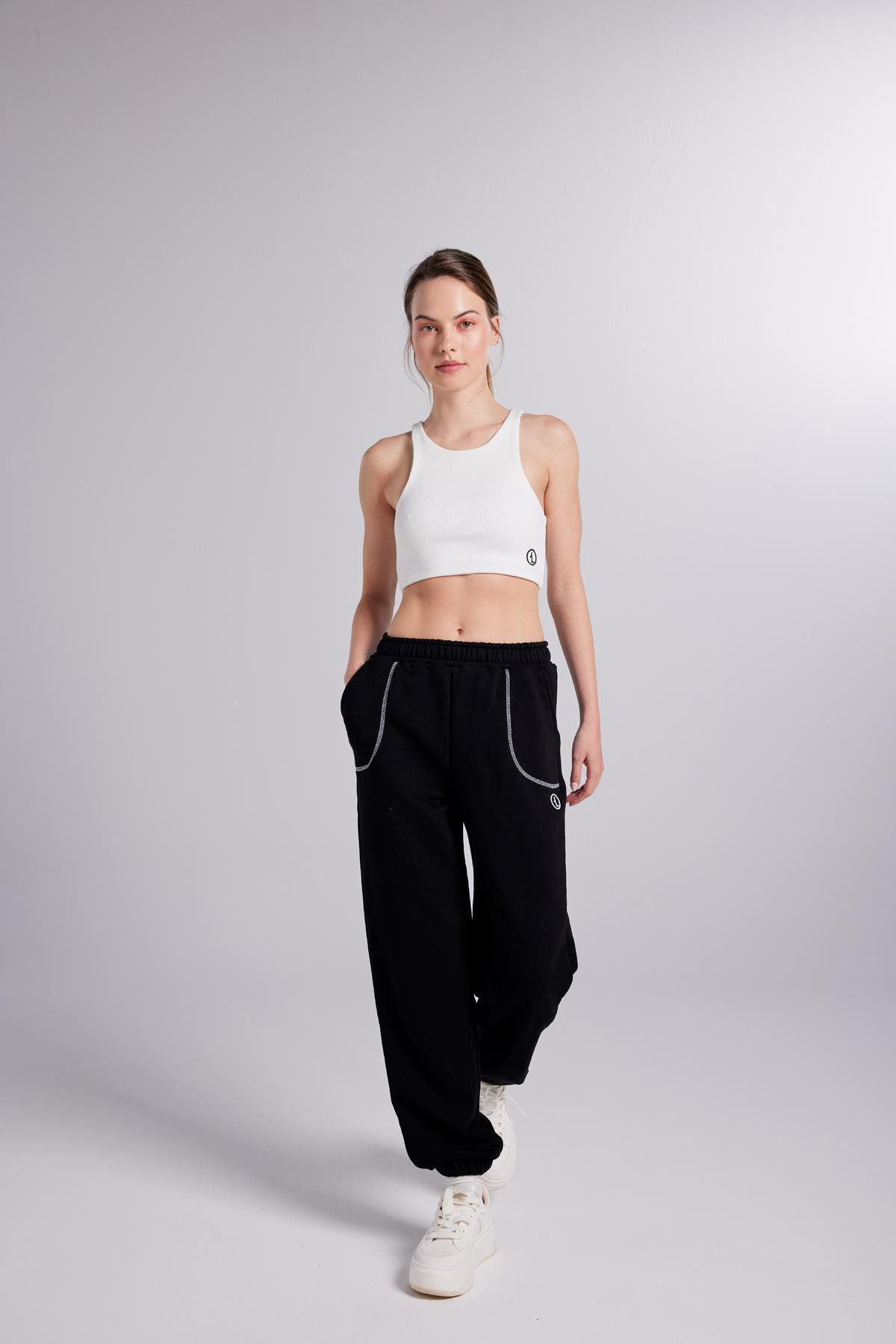 Kontrastnaht Jogginghose