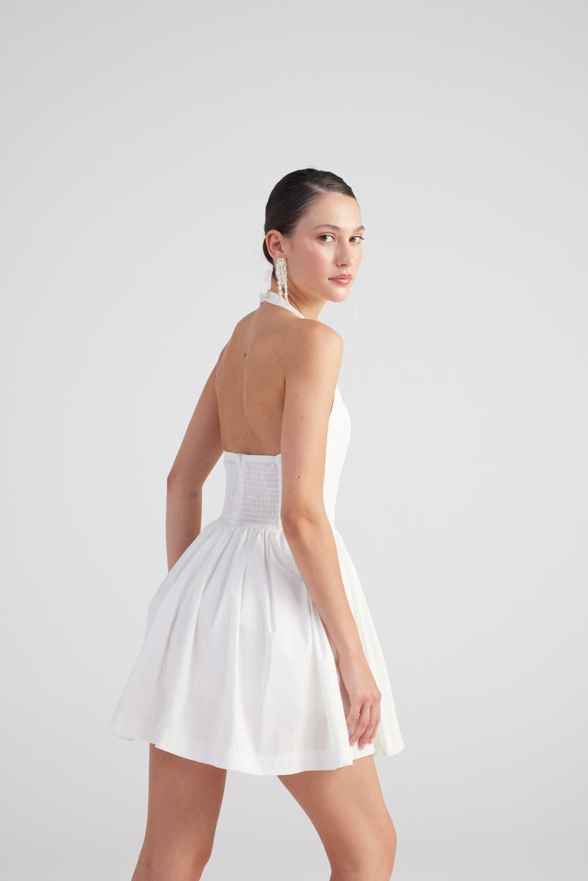 Mini Teresa Kleid mit abnehmbaren Trägern