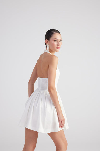 Mini Teresa Kleid mit abnehmbaren Trägern