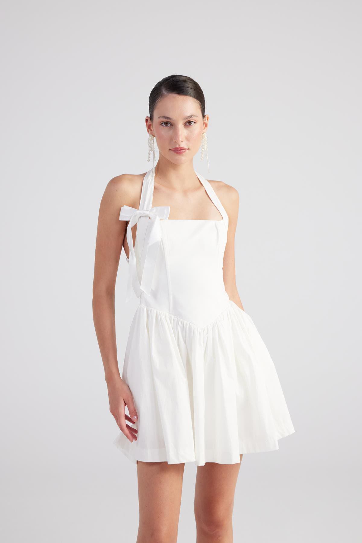 Mini Teresa Kleid mit abnehmbaren Trägern