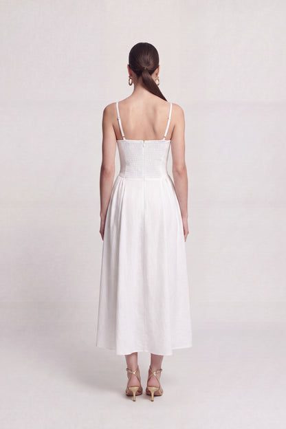 Langarmkleid mit Trägern