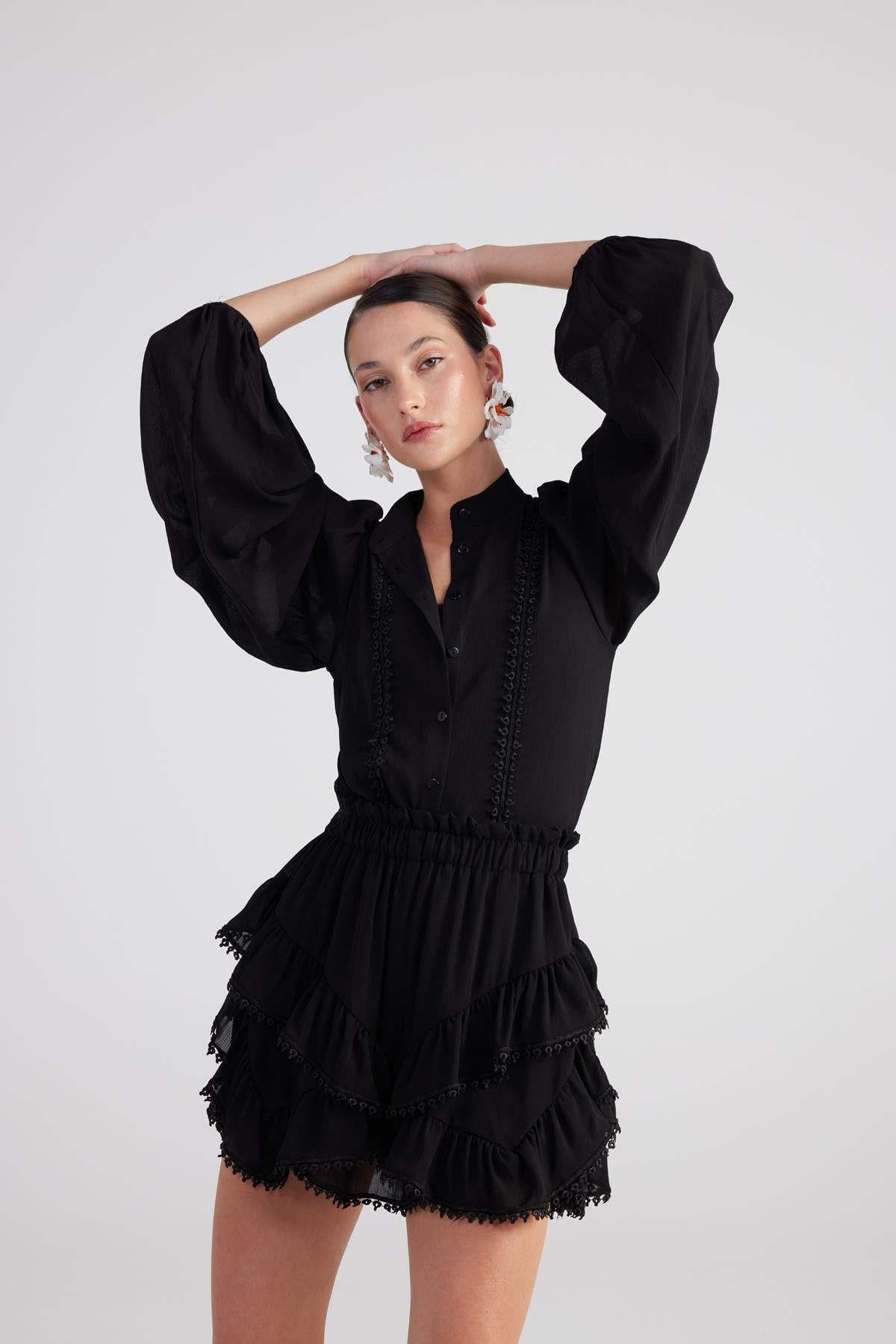 Pixie-Shirt mit Stickerei