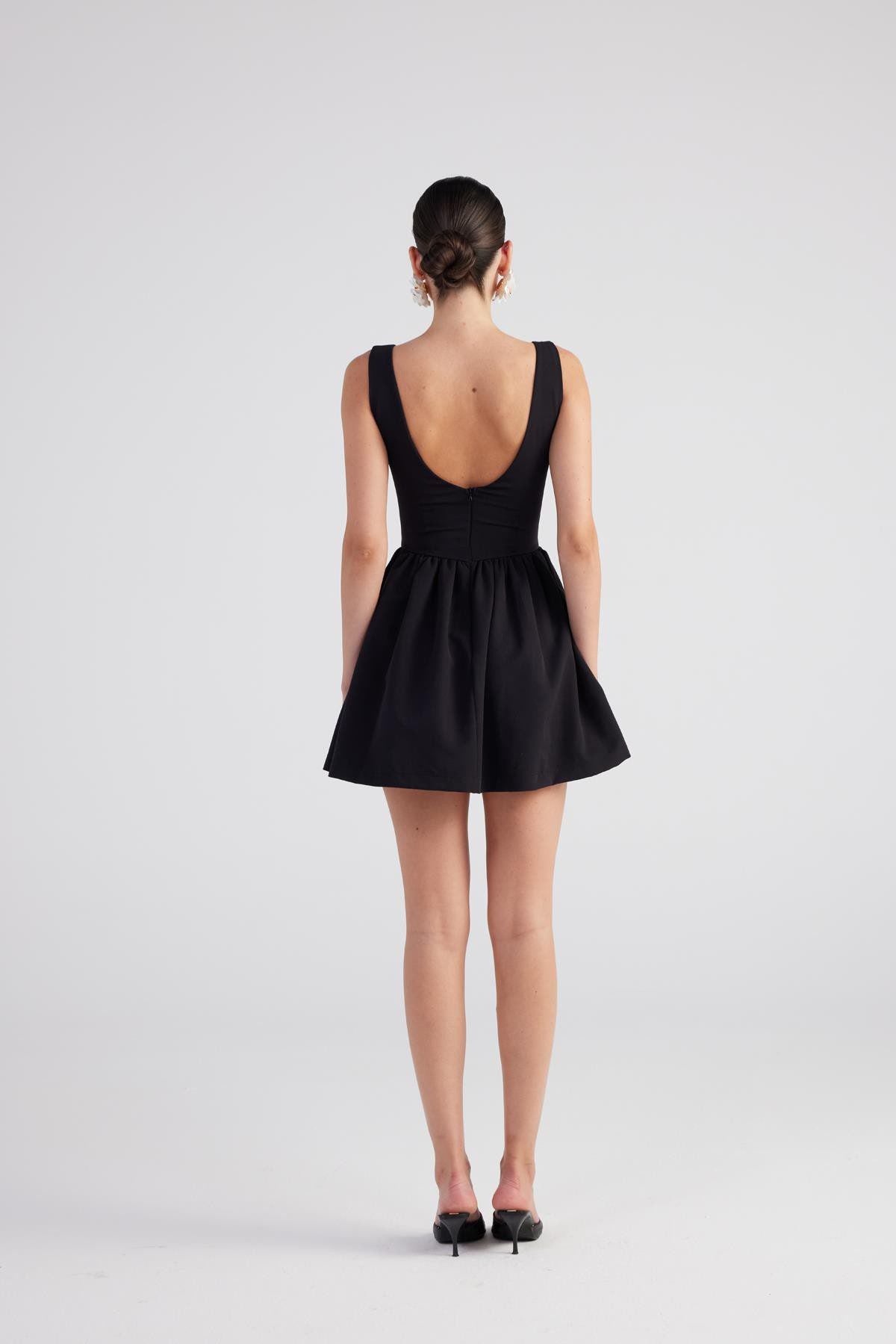 Mini-Kleid mit Bootsausschnitt Alena