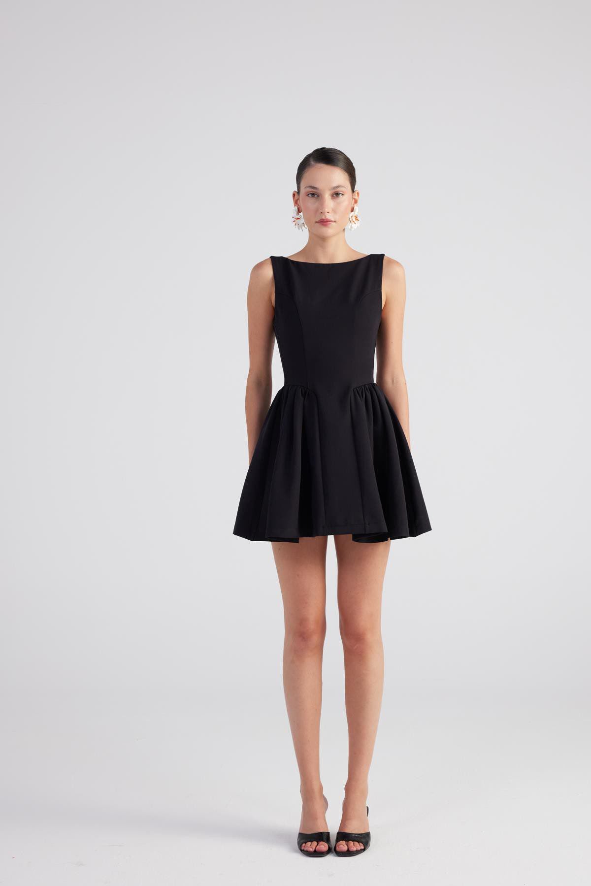 Mini-Kleid mit Bootsausschnitt Alena