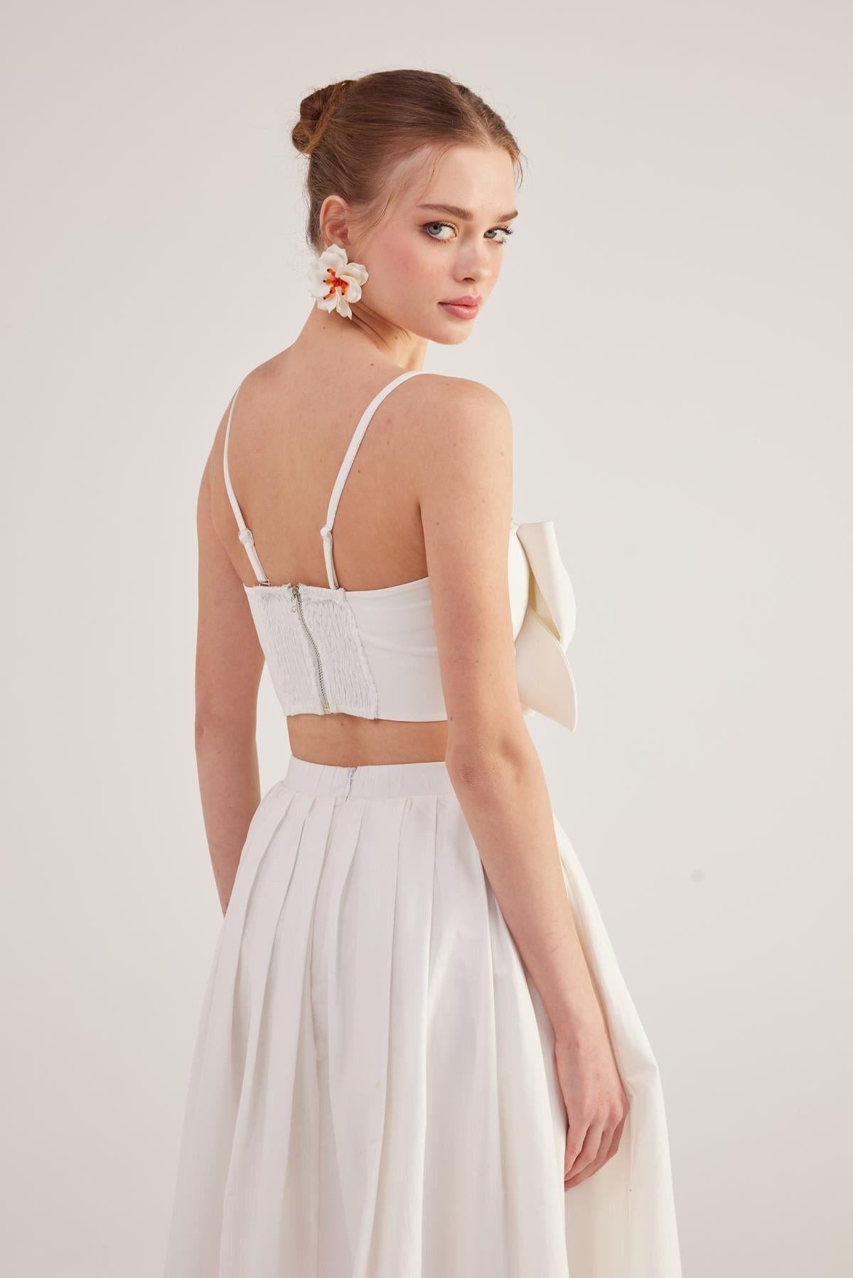 Jazmin Bluse mit Schleifenlook
