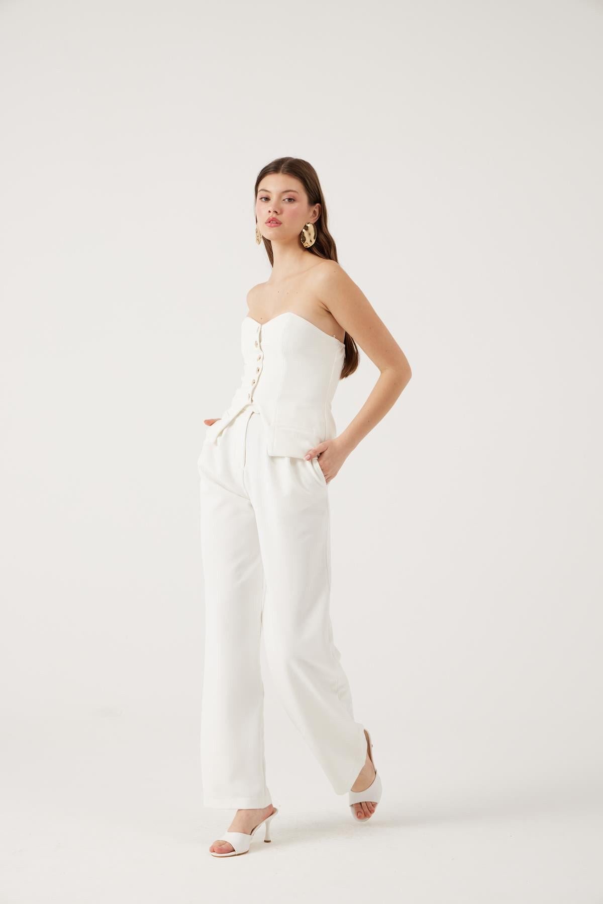 Harvey Weite Palazzo-Hose
