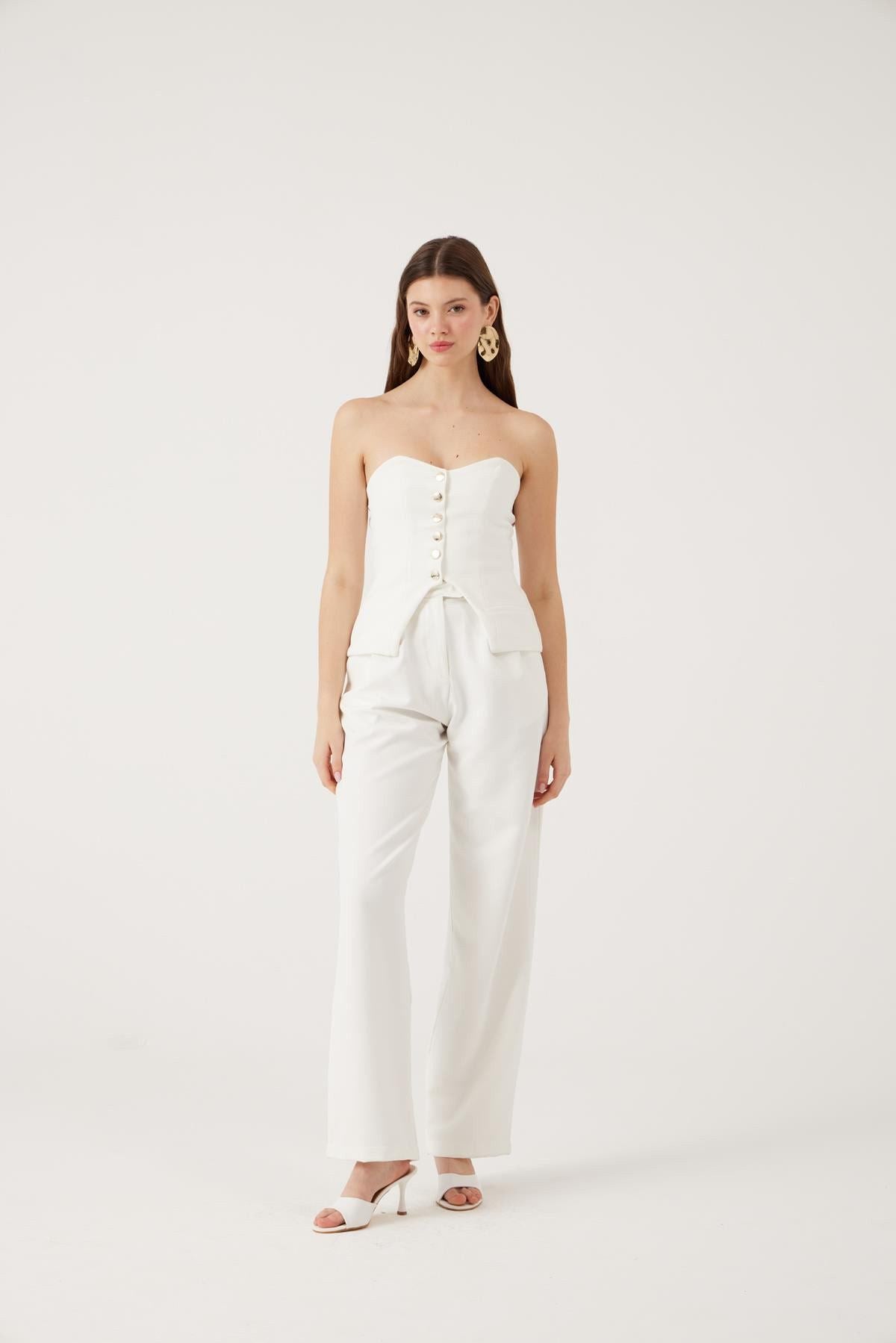 Harvey Weite Palazzo-Hose