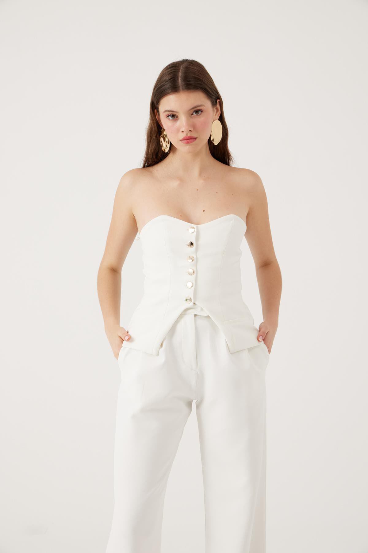 Knopflose Harvey Bluse