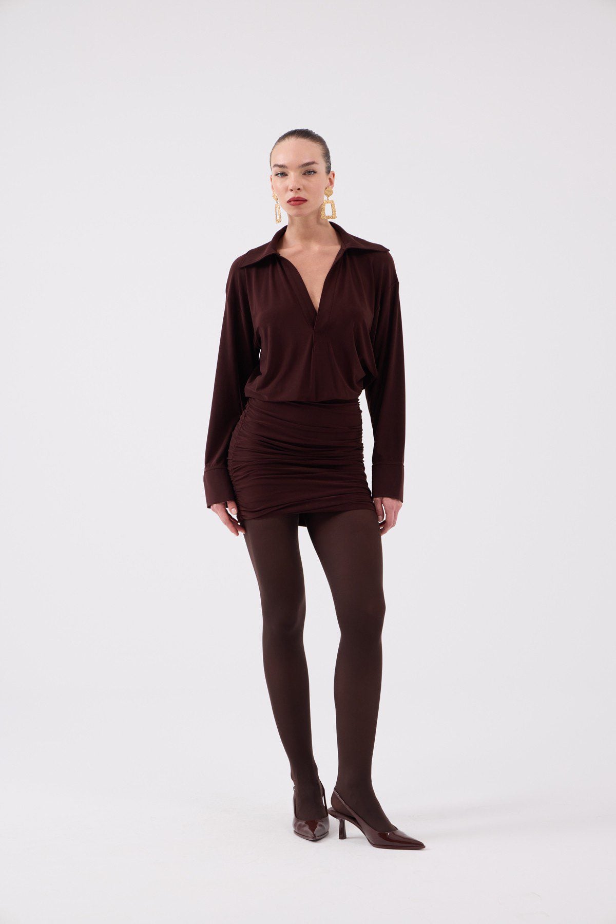 Jaida Kleid mit Rüschendetail