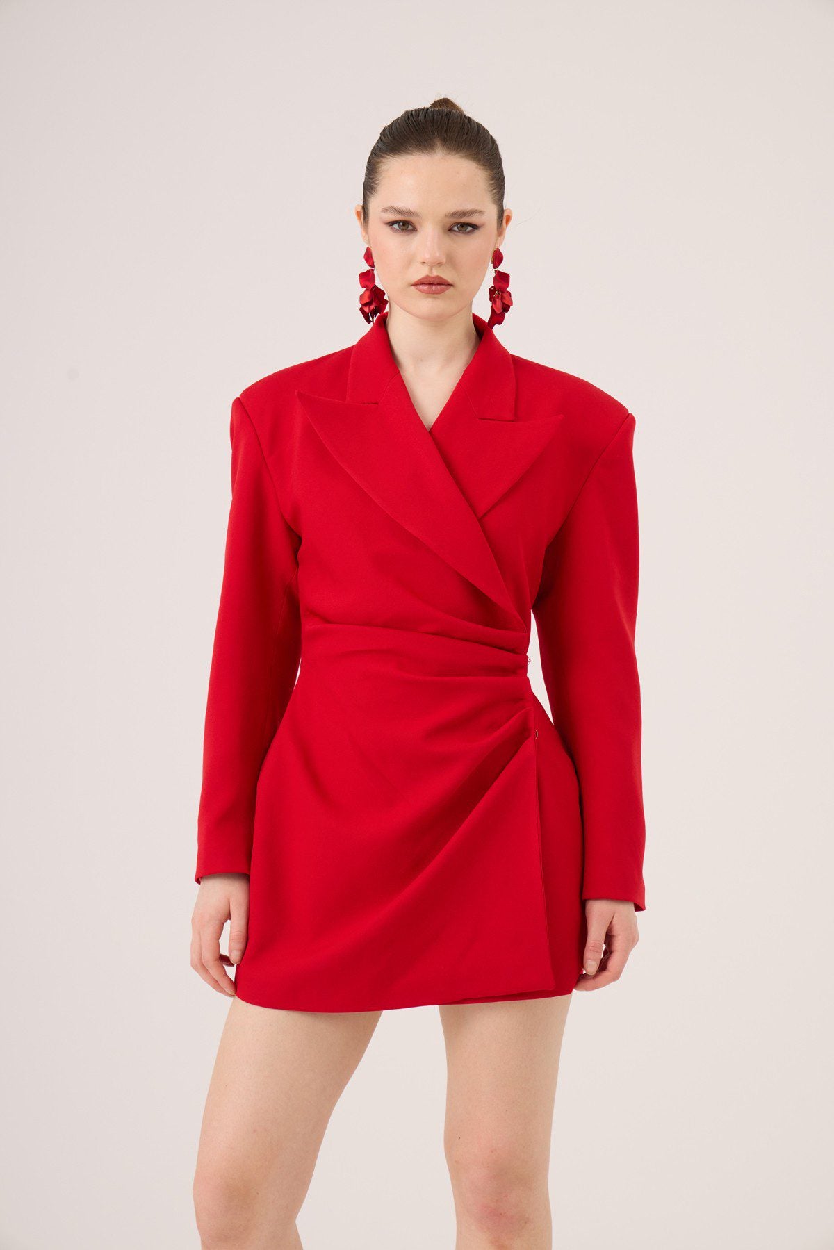 Heleni Blazer mit Drapierung