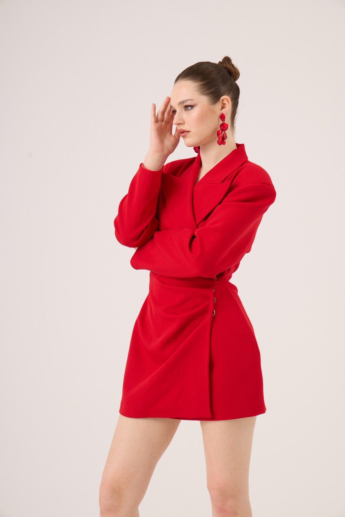 Heleni Blazer mit Drapierung