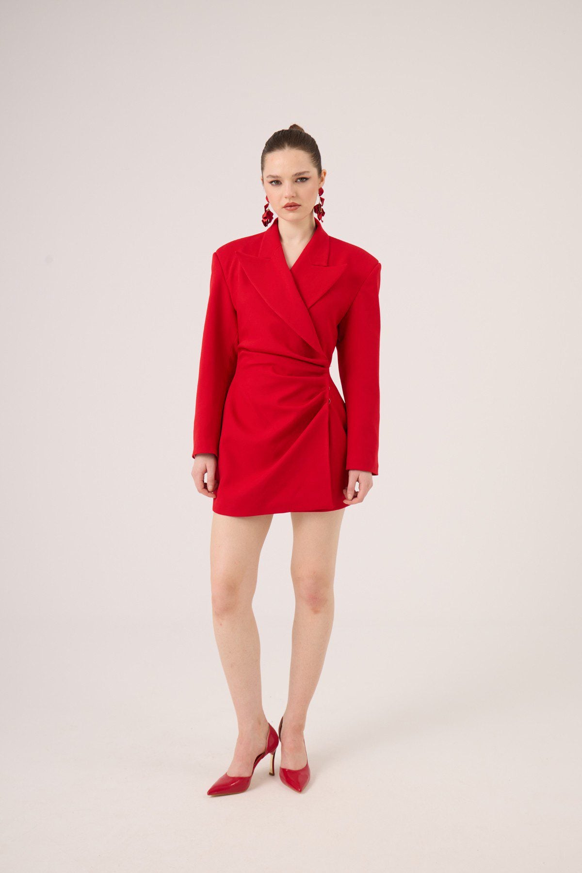 Heleni Blazer mit Drapierung