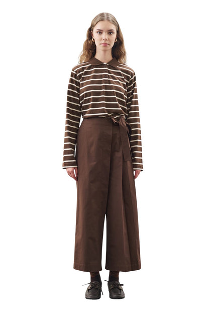 Hose im Rock-Look, schwarz