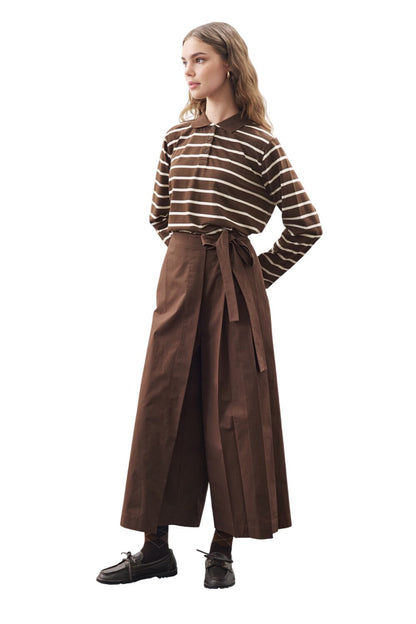 Hose im Rock-Look, schwarz